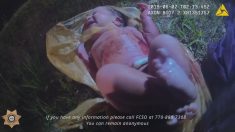 Policía encuentra bebé recién nacida abandonada en bolsa de plástico y difunde video del hallazgo