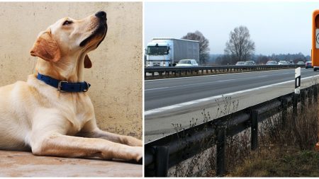 Cámara graba un hombre arrojando a su perro desde el auto, pero no todo está perdido