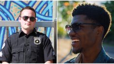 Conductor afroamericano se toma una selfie con un policía para demostrar que “Ninguno es el enemigo”