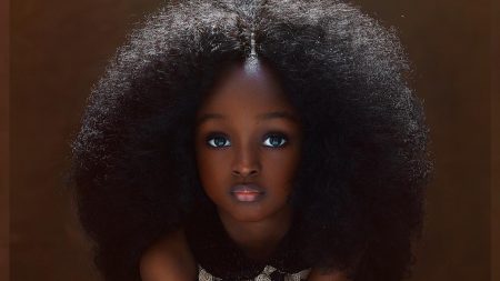 “La más bella del mundo”, una pequeña nigeriana, se vuelve furor en Internet