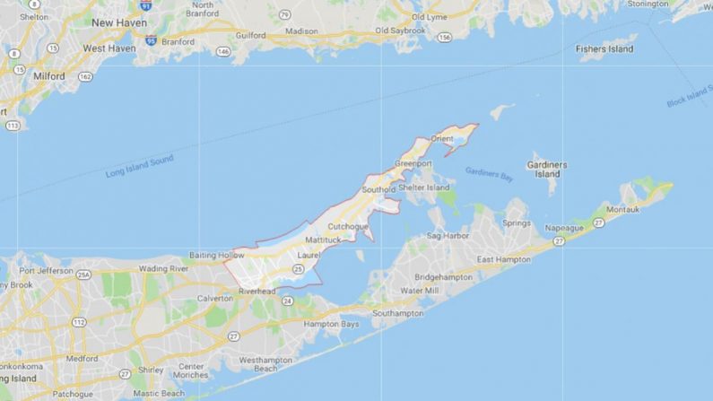 Long Island's North Fork. (Captura de pantalla/Google Maps)