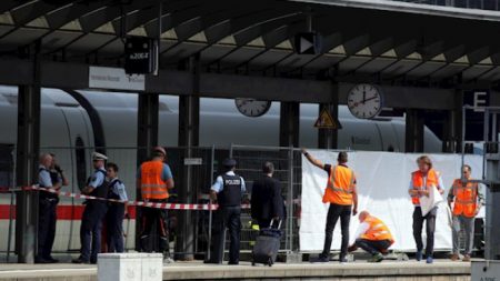 Un niño de 8 años muere cuando un hombre lo empuja a él y a su madre a las vías del tren