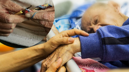 Paciente de cáncer de 91 años teje más de 8000 sombreros para personas sin hogar