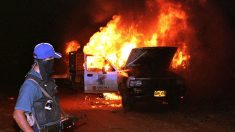 Colombia: ELN quema 6 vehículos en vía pública