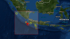 Terremoto en Indonesia de 6,8 grados, emiten alerta de tsunami