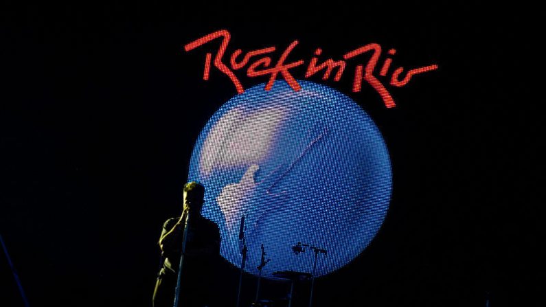 Imagem do Rock in Rio antes de um show em Madri, em 30 de junho de 2012 (Carlos Delgado)