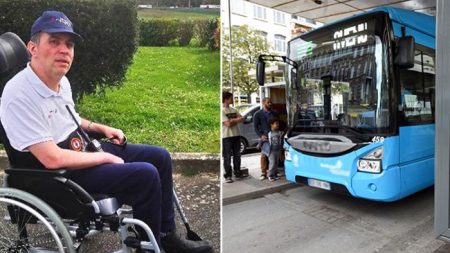 Motorista de ônibus coloca todos os passageiros para fora após eles se recusarem a abrir espaço para cadeirante