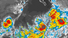 Se forman tormentas tropicales Lorena y Mario: En México alertan lluvias torrenciales