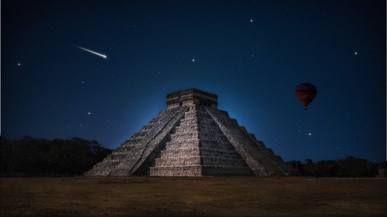 Vestigios de pirámides mayas y teotihuacanas, así como de otras antiguas civilizaciones en diferentes partes del mundo, asociados con la constelación de Orión, generan asombro y controversia. Imagen ilustrativa (Crédito: Banduchi en Pixabay)