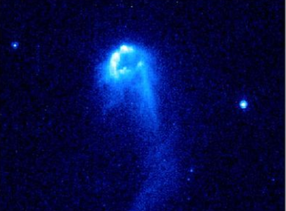 Estrella fugitiva (Telescopio Hubble/Wikimedia)