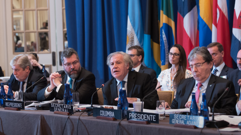 Sesión plenaria con los miembros del Tratado TIAR de la OEA en Nueva York el 23 de septiembre de 2019. (Juan Manuel Herrera/OAS)