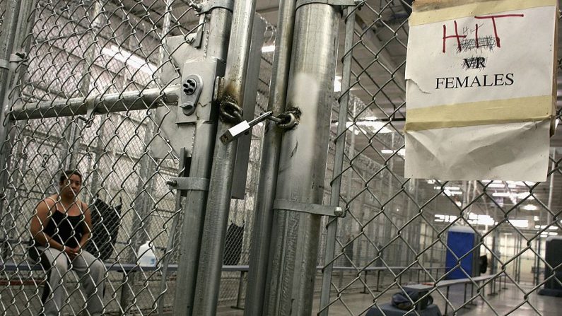 Centro de detención en Nogales, Arizona. (Spencer Platt/Getty Images)
