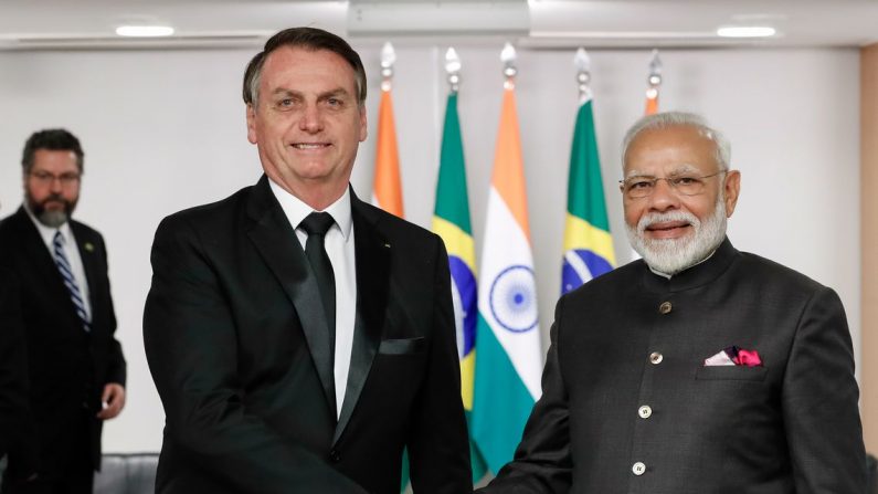 (Brasília - DF, 13/11/2019) Encontro com o Primeiro-Ministro da República da Índia, Norenda Modi.
(Foto: Alan Santos/PR_