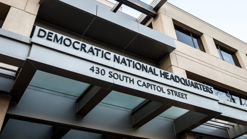 La sede nacional demócrata en Washington el 30 de enero de 2018. (Samira Bouaou/The Epoch Times)