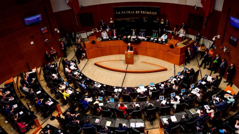 Senado en la Ciudad de México, el 29 de mayo de 2019. Imagen de archivo. (Pedro Pardo / AFP a través de Getty Images)