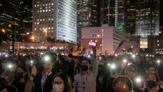 Manifestantes se movilizan para agradecer a EE.UU. la aprobación de proyectos de ley sobre Hong Kong