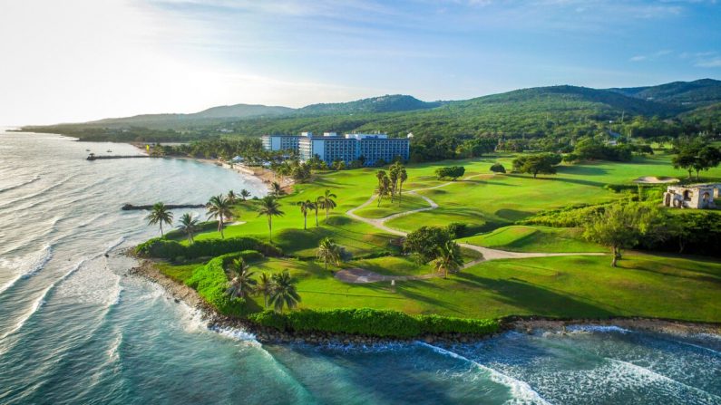 Una vista aérea del Hilton Rose Hall Resort & Spa en Montego Bay, Jamaica. (Cortesía de Hilton Rose Hall Resort & Spa)