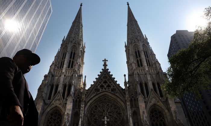 Catedral de San Patricio, sede de la Arquidiócesis Católica Romana de Nueva York en la ciudad de Nueva York, el 8 de septiembre de 2015. (Spencer Platt / Getty Images)