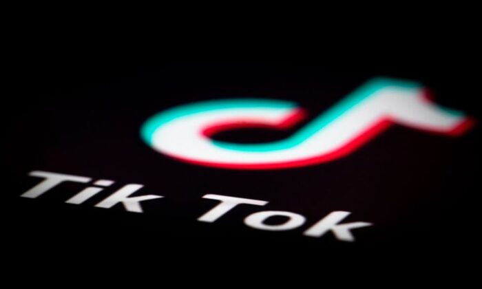 El logo de la aplicación TikTok tomada en París, el 14 de diciembre de 2019. (Joel Saget/AFP/Getty Images)