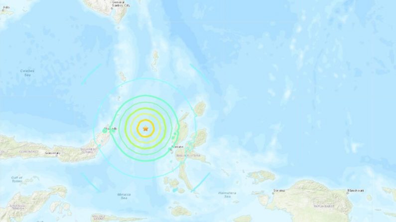 El 14 de noviembre de 2019 se produjo un terremoto cerca de Indonesia. (USGS)