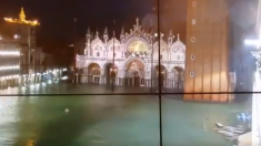 Marea alta de 1,85 metros sumerge el centro de Venecia bajo el agua: «situación dramática», dice el alcalde