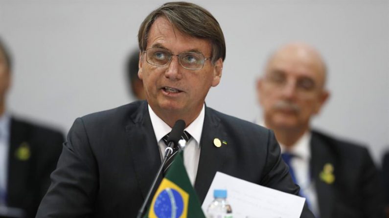 El presidente de Brasil, Jair Bolsonaro. (EFE/Marcelo Sayão/Archivo)