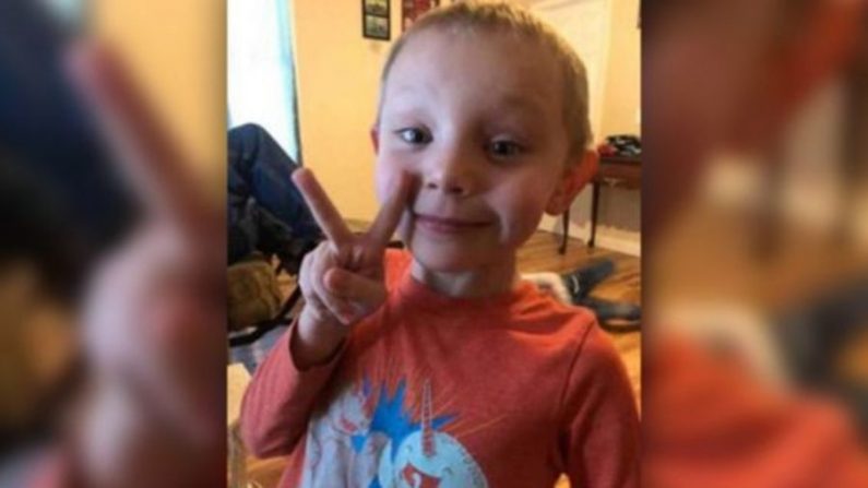 Beau Brennan Belson, o menino de cinco anos desaparecido no dia de Natal e foi encontrado morto em um lago próximo no Boxing Day (Polícia do Estado de Michigan)
