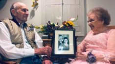 Esposa de 91 anos com demência reconhece marido no 72º aniversário de casamento