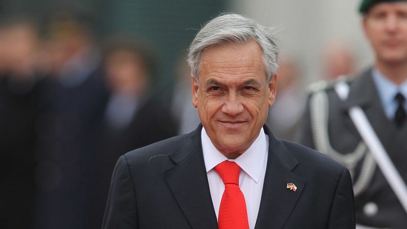 El presidente chileno, Sebastián Piñera. (Gallup / Getty Images)