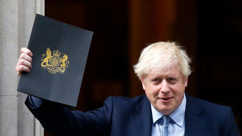 El primer ministro del Reino Unido, Boris Johnson, foto tomada el 25 de septiembre de 2019 en Londres, Inglaterra. (Hollie Adams / Getty Images)