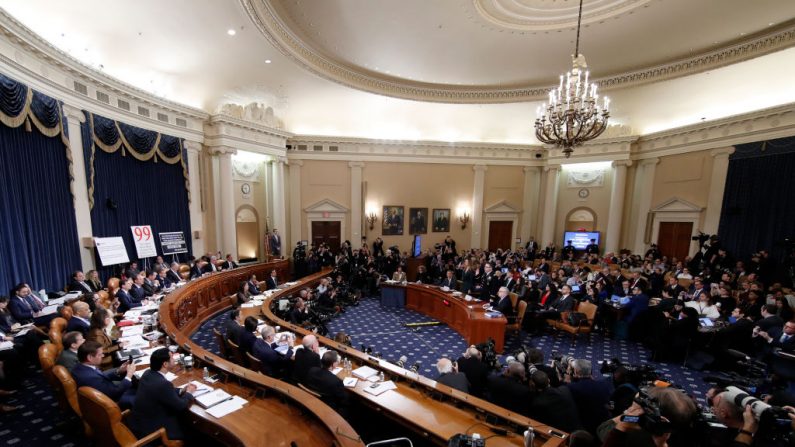 La Cámara de Representantes en el Capitolio el 19 de noviembre de 2019 en Washington, DC. (Alex Brandon-Pool/Getty Images)