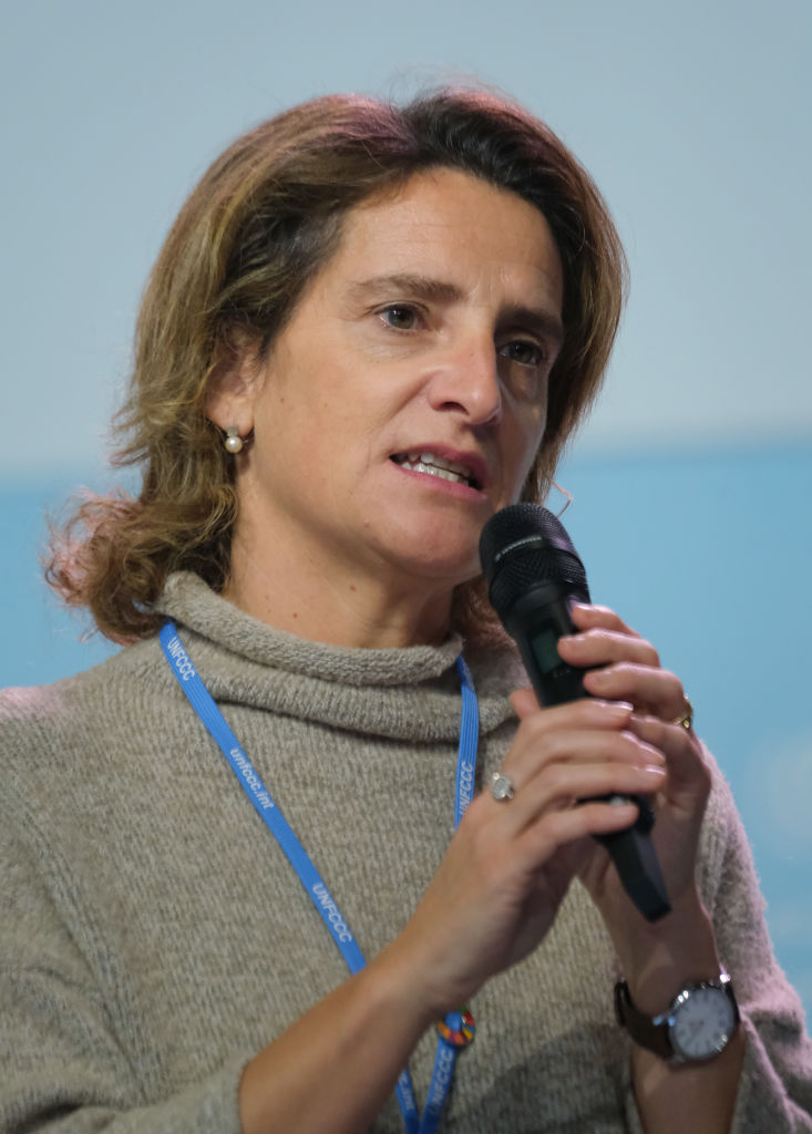 Ministra española de Transición Ecológica, Teresa Ribera