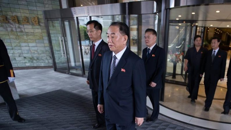 Kim Yong-chol, chefe de inteligência do regime e líder do diálogo nuclear com Washington (EFE / KOREA POOL / POOL / Arquivo)