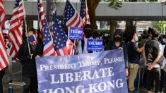 Hongkoneses celebran su segundo mitin en menos de una semana agradeciendo a los Estados Unidos
