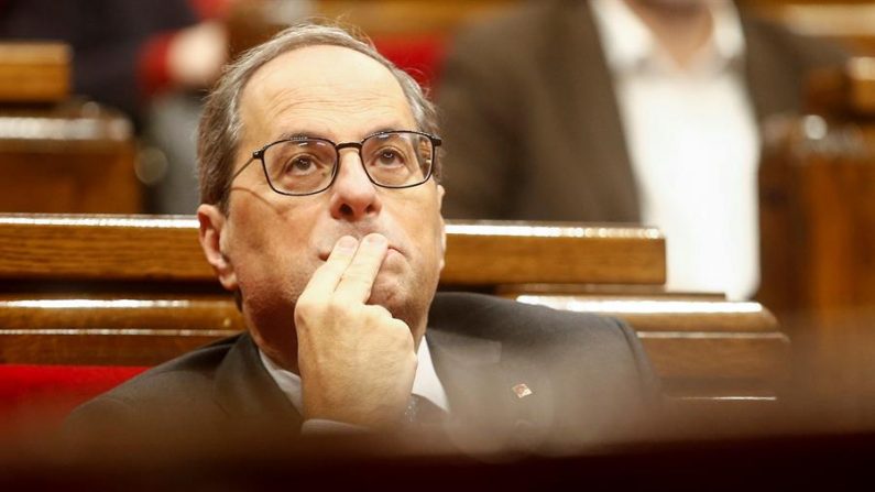 El presidente de la Generalitat de Cataluña, Quim Torra. EFE/Quique García/Archivo
