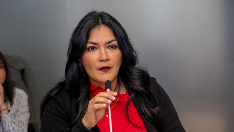 Catalina Andramuño, ministra de Salud, 10 de julio 2019 (Asamblea Nacional del Ecuador/Flickr)

