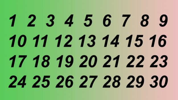 Pruebe este truco matemático con colores y vea si su número aparece mágicamente al final