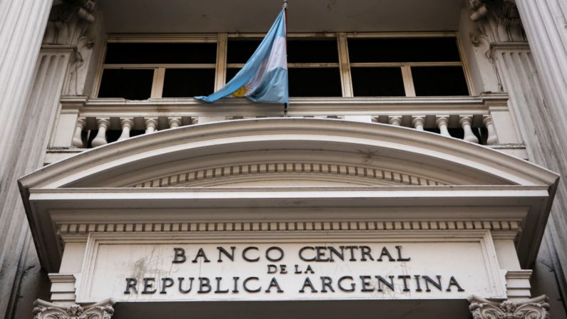El Banco Central de Argentina en Buenos Aires, Argentina, el 20 de agosto de 2019. (Ricardo Ceppi / Getty Images)
