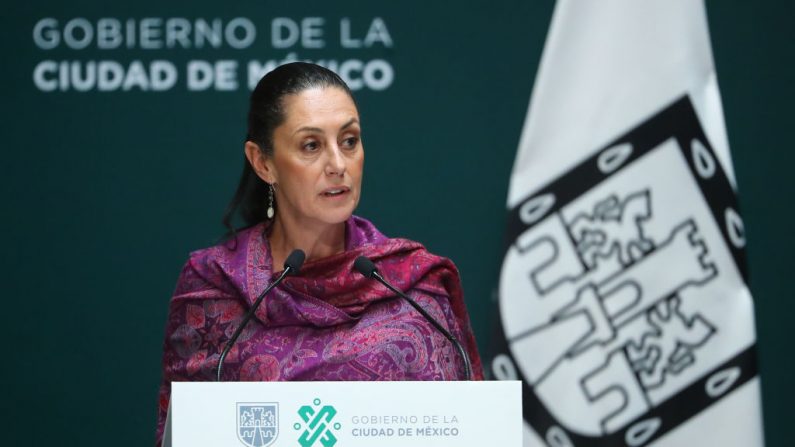 La alcaldesa de la Ciudad de México, Claudia Sheinbaum. Fotografía tomada el 13 de noviembre de 2019 en la Ciudad de México, México. (Héctor Vivas / Getty Images)
