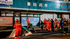Al menos 6 muertos y varios heridos tras hundirse un autobús en un socavón en norte de China