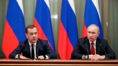 Renuncia todo el Gobierno ruso del Primer Ministro Dmitri Medvédev