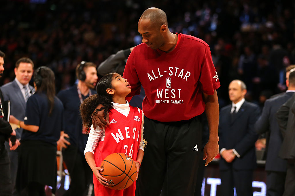 Kobe Bryant y su hija Gianna 