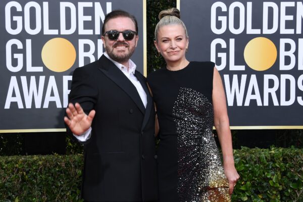 Ricky Gervais y Jane Fallon