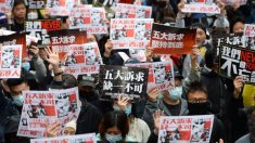 Más de un millón de hongkoneses celebran Año Nuevo saliendo a las calles para renovar sus demandas