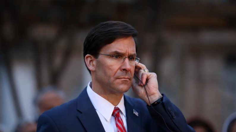 El secretario de Defensa de Estados Unidos, Mark Esper. EFE/EPA/HEDAYATULLAH AMID
