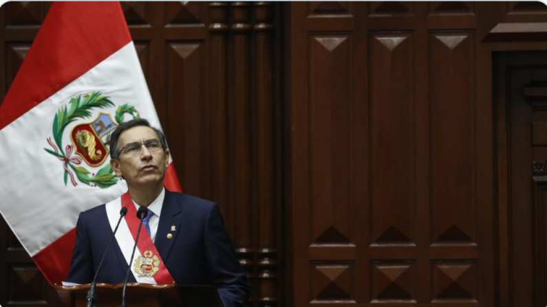 Vizcarra releva a tres nuevos ministros en plena crisis por Odebrecht en Perú. (Imagen de Twitter @MartinVizcarraC)
