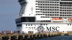 Desembarcan pasajeros del crucero Meraviglia en Cozumel (México) tras falsa alarma de coronavirus