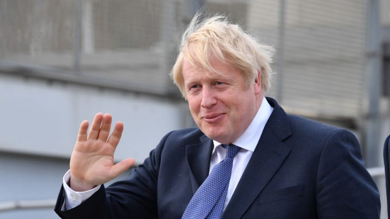 El primer ministro británico, Boris Johnson, foto tomada el 31 de enero de 2020 en Sunderland, Reino Unido. (Paul Ellis-WPA Pool / Getty Images)