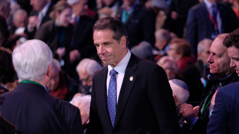 Andrew Cuomo, Gobernador del estado de Nueva York el 27 de enero de 2020. Imagen de archivo. (Sean Gallup/Getty Images)