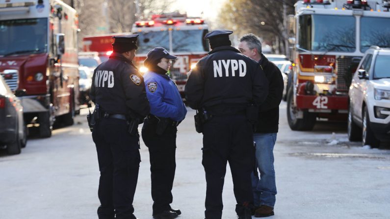 La policía de la ciudad de Nueva York. (Spencer Platt/Getty Images)
